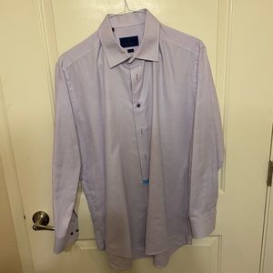 David Donahue trim fit dress shirt